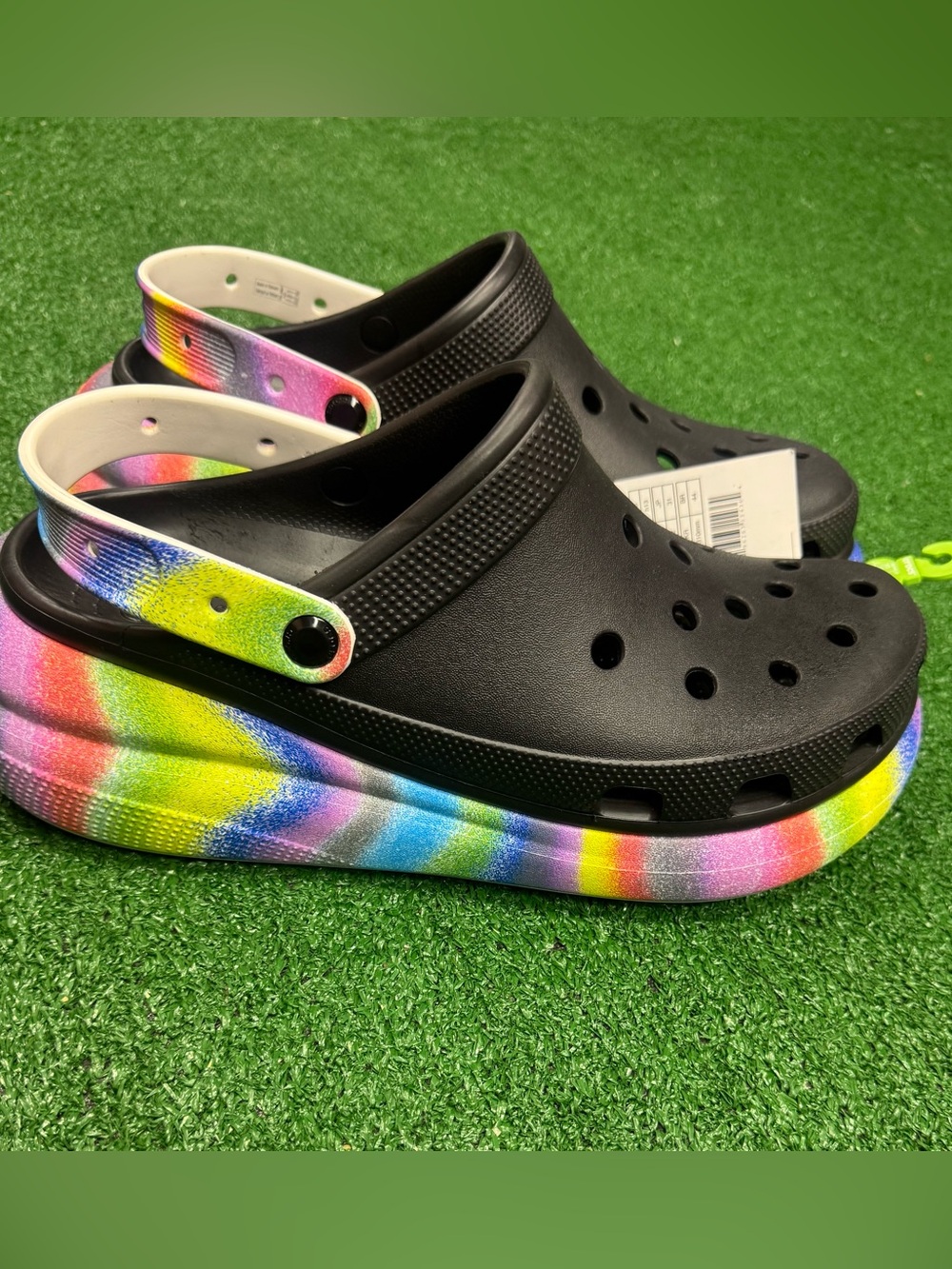Crocs Classic Crush Spray Dye Platform size 13 M /14W Clog 208057-0C4 Unisex